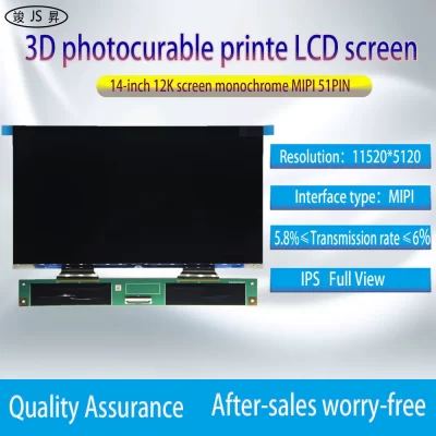Ecrã LCD monocromático para impressora 3D, 14 ", 16K, 15120x5230