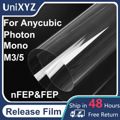 Filme de liberação nfep atualizado, 2-5 peças para anycubic photon mono 2 xx2 s d2 4k m3 plus m5 m5s 6k 6ks resina tanque nfep rolo de filme de liberação