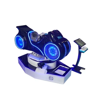 Jogo Vr das motocicletas de corrida do simulador de condução 9D Vr
