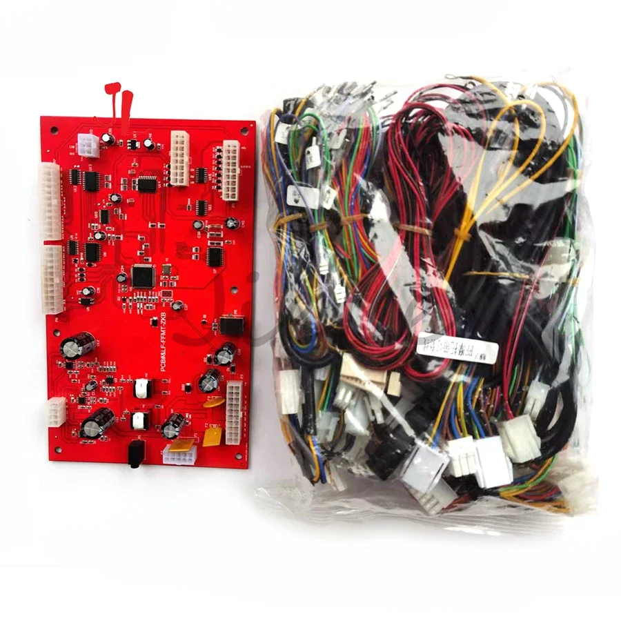 Nova super bicicleta 2 ff motor diy kit peças placa-mãe com fios placa de controle led para arcade carro corrida jogo máquina ação - Image 6