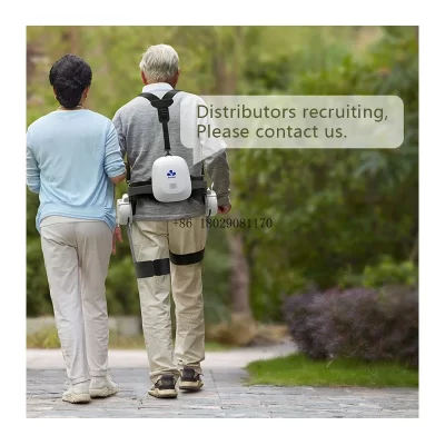 Auxílio para caminhada, assistência para montanhismo, potência ativa, alto desempenho, exoesqueleto assistido, robô, membro inferior