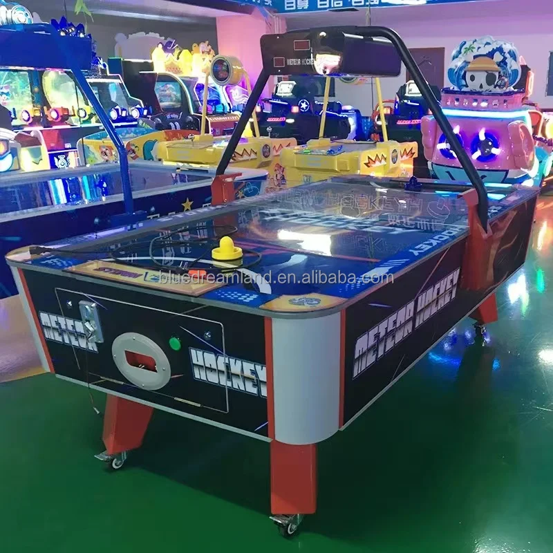 Arcade esportivo de mesa de hóquei no gelo com estrela curvada operada por moedas - Image 6