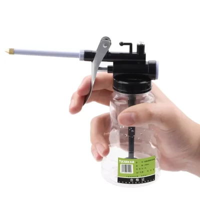 Bomba manual de alta pressão, equipamento de enchimento de óleo, ferramenta de reparo de carro, lubrificador, lata de óleo com mangueira de spray de óleo, garrafa de pote de óleo de carro