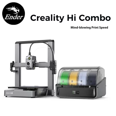 Creality CFS/Hi/Hi Combo Impressora 3D Auto Bed Nivelamento Extrusora de Metal Com 500 mm/s 12000 mm/s2 aceleração máxima Impressão Rápida