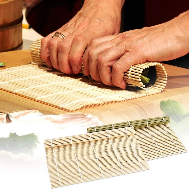 Conjunto de fabricante de sushi, kit de sushi bazooka, molde de arroz com esteira de rolamento de sushi de bambu, remo de arroz, acessórios de ferramentas de cozinha diy - Image 4