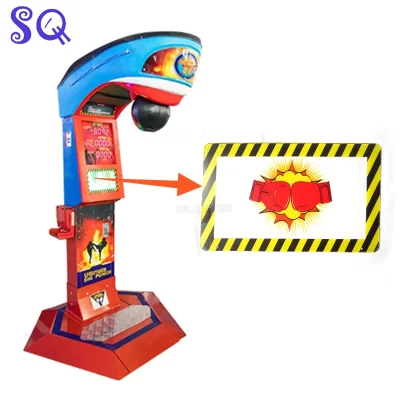 Máquina de jogo de boxe, peças acrílicas, acessórios de jogos esportivos de arcade de perfuração grande