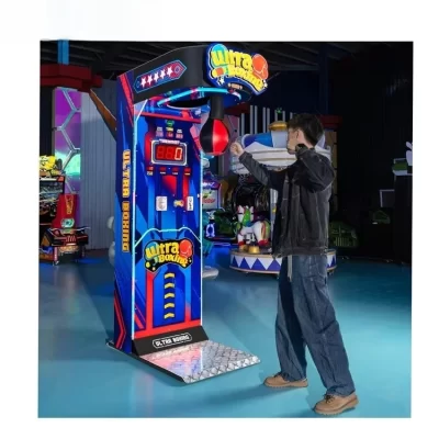 Console de jogos de boxe e batida personalizado, equipamento de arcade dinâmico eletrônico esportivo