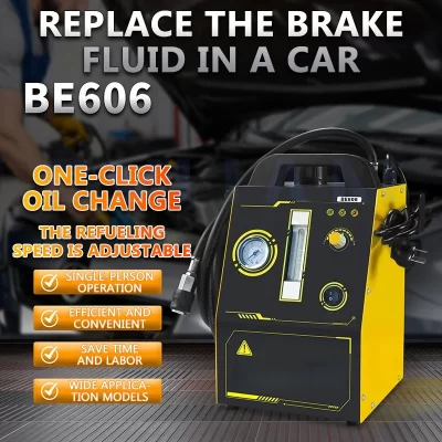 Tipo de pulso de automóvel totalmente automático máquina de substituição de circulação de óleo de freio máquina de substituição de fluido de freio mudança de um clique Máquina de substituição automática de ciclo de óle