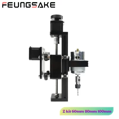 Roteador cnc máquinas de trabalho de madeira z kit máquina cnc para madeira 60mm 100mm eixo z mesa de trabalho deslizante cortador de madeira cnc