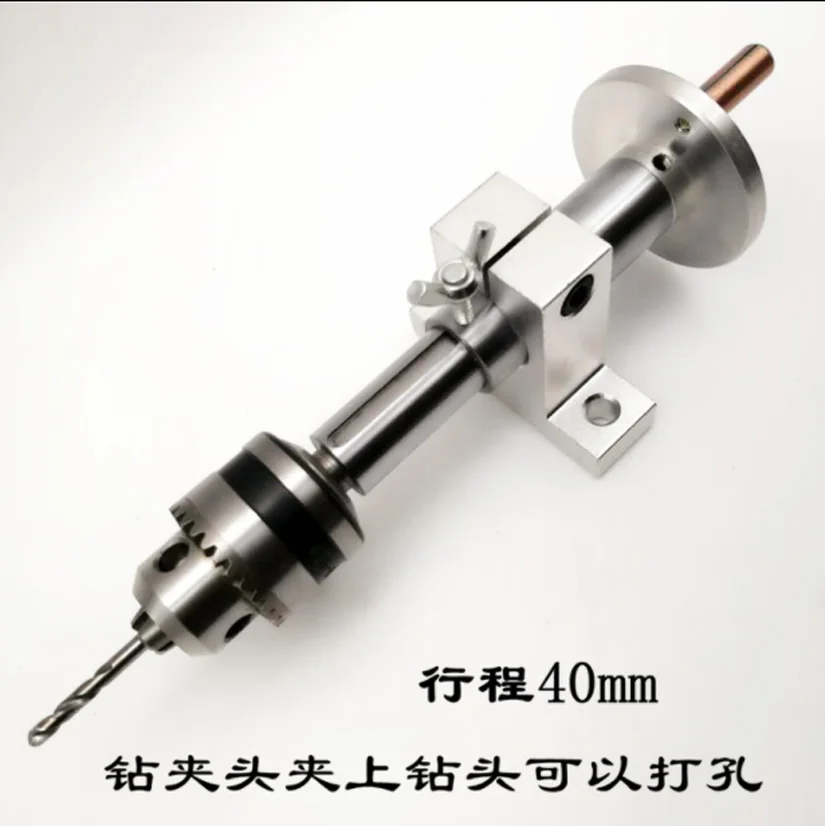 Contropunta de perfuração multifuncional, centro vivo de metal prateado com garra para mini máquina de torno, centro giratório, acessórios diy - Image 3