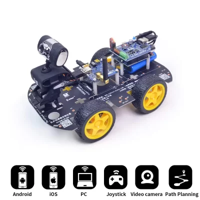 Xiaomi-Geek DS WiFi Smart Robot Car Kit para Arduino UNO R3, Controle Remoto Câmera HD, FPV Robótica Aprendizagem e Brinquedo Eletrônico