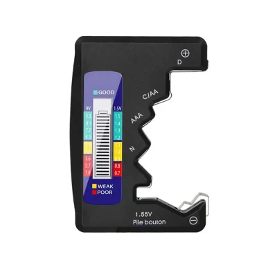 Testador de bateria digital display lcd aa/aaa/9v/1.5v botão célula capacidade da bateria verificação detector banco potência ferramenta detector