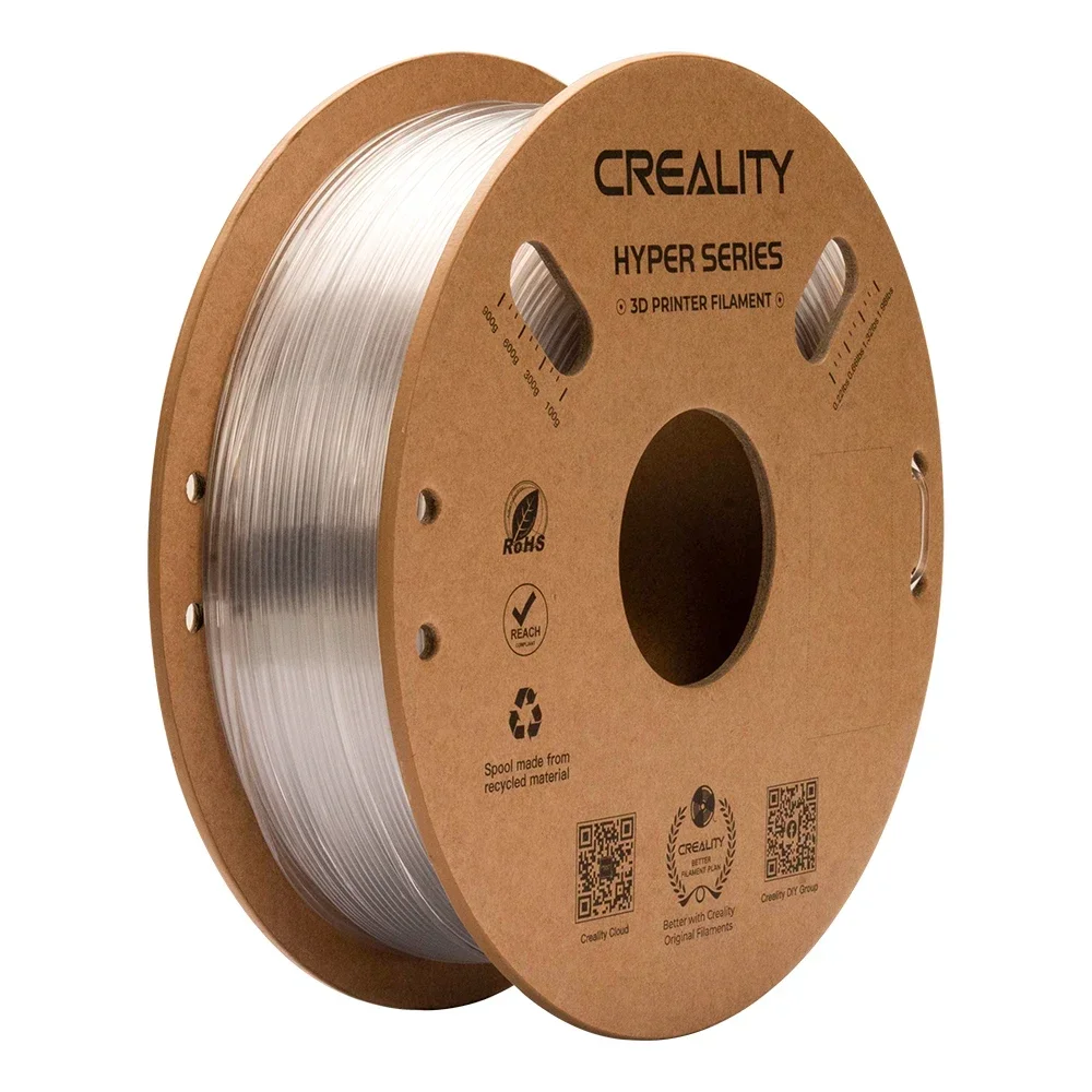 Filamento Creality Hyper PETG 1,75 mm de alta velocidade 30-600 mm/s 1 kg/carretel Precisão do filamento Hyper PETG ± 0,03 mm para impressora 3D K1 Max - Image 3