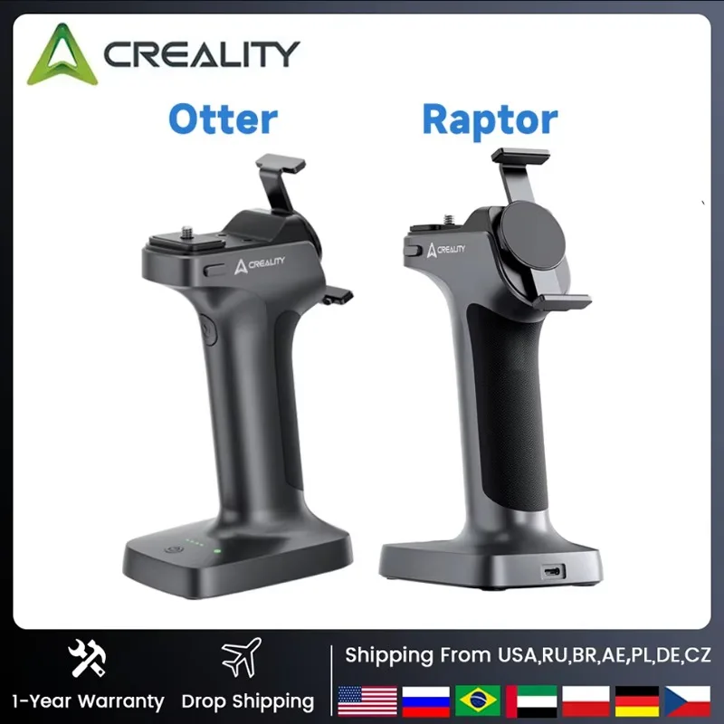 Creality Scan Bridge 3D Digitalização Portátil Sem Fio WiFi6 Redefinindo Portabilidade para Otter/Raptor/RaptorX/Sermoon S1 Scanner 3D