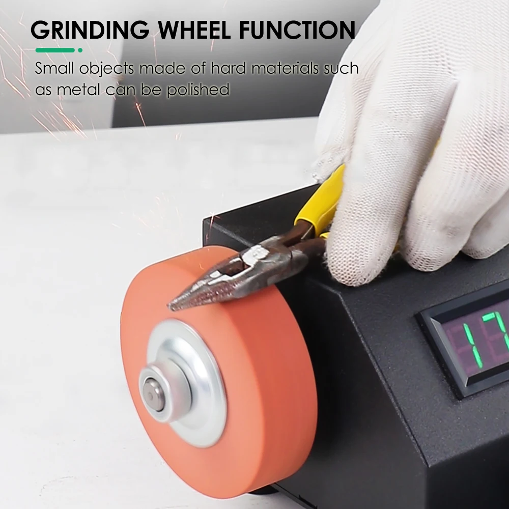 Mini Belt Sander Electric Sanding Polishing Grinding Machine 775 Motor Stepless Speed Multifunction Grinding Tool Set 350W/250W - Image 4