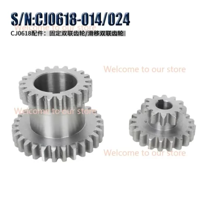 Engrenagem dupla do torno do metal, engrenagem dobro, Cj0618 dentes, T29Xt21, T20Xt12