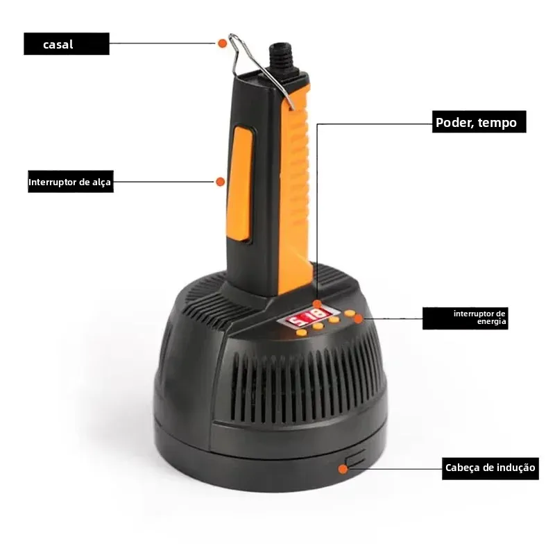 Selador de garrafas de indução eletromagnética 220V Máquina de selagem de tampa Selador de indução automático para garrafas de plástico e vidro - Image 5