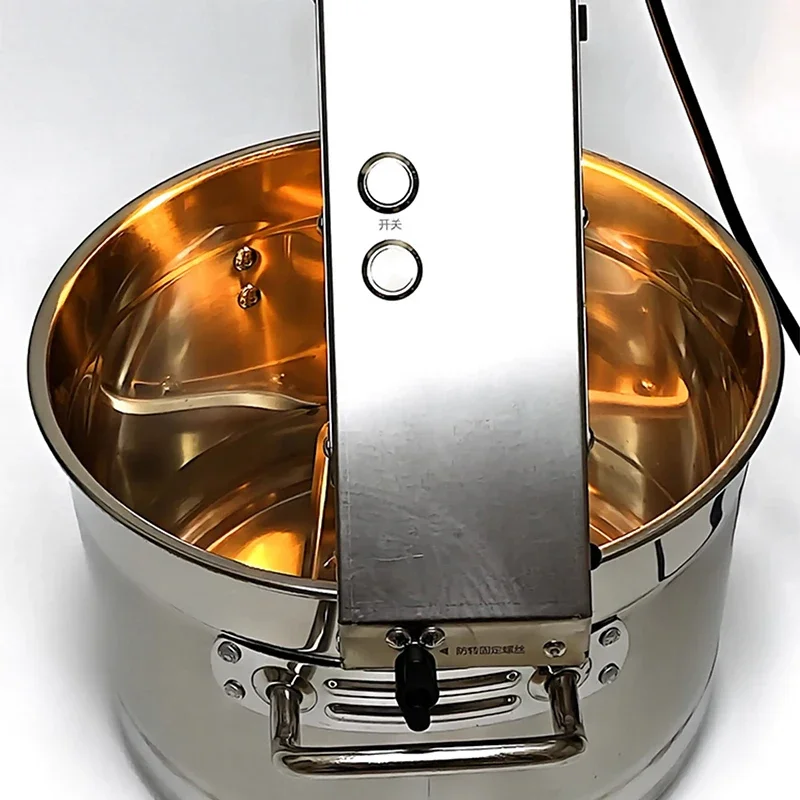 Máquina Automática de Stir Fry, Food Stirrer Pot, Jam Sauce Mixing Wok, Food Stir Fry Machine, 10l, 220V - Image 4