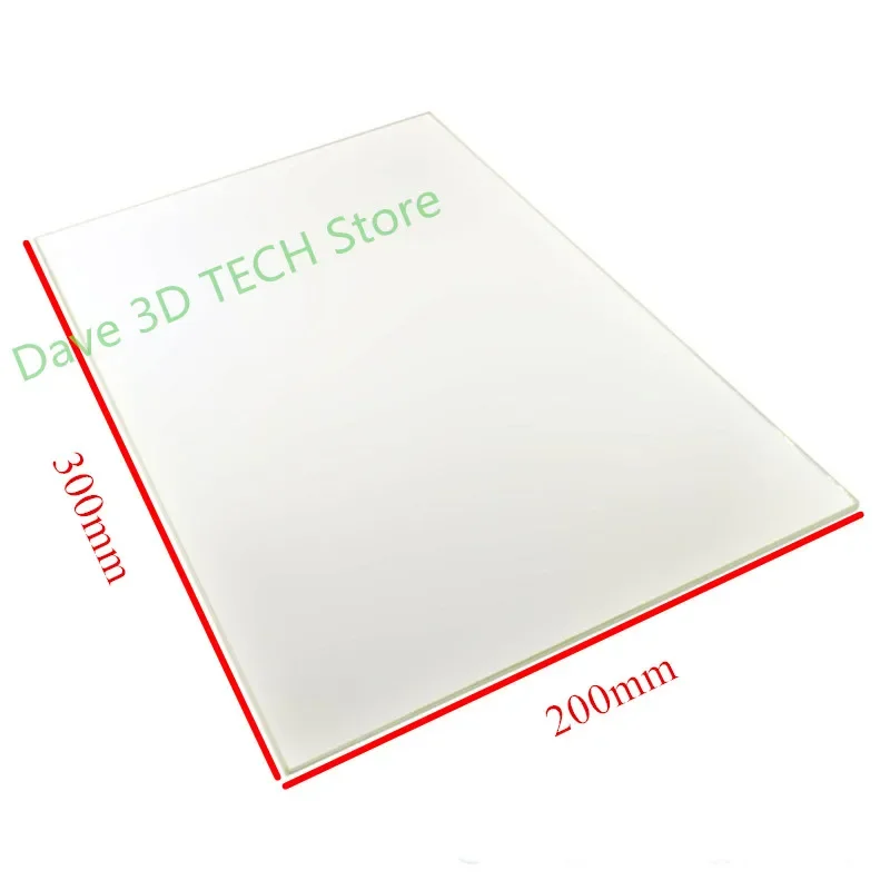 440x440x4 300x200x3mm superfície de impressão de vidro de borosilicato 300x200mm para impressora 3d reprap prusa i3 atualizar vidro personalizado