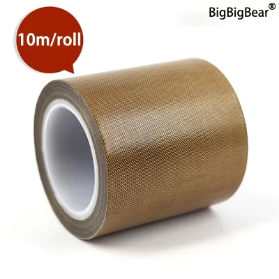 Pano de fita adesiva resistente a altas temperaturas 5 ~ 100mm 0.13mm 0.18mm 300 graus máquina de selagem de isolamento térmico fita PTFE