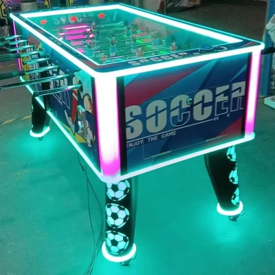 Jogos de mesa operados por moedas de alta qualidade Máquina de fliperama Máquina de jogo de mesa de futebol para adultos e crianças