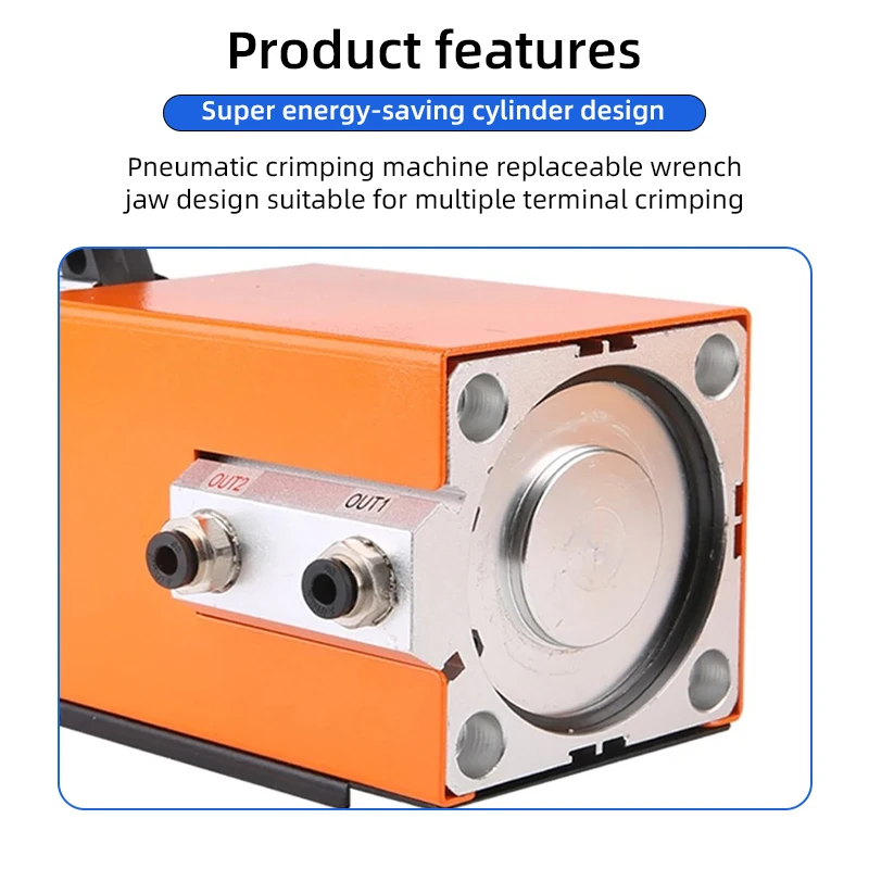 AM-10 ferramenta pneumática de friso de fio multifuncional alicate de friso terminal troquel substituível para máquina terminal de cabo de fio - Image 5
