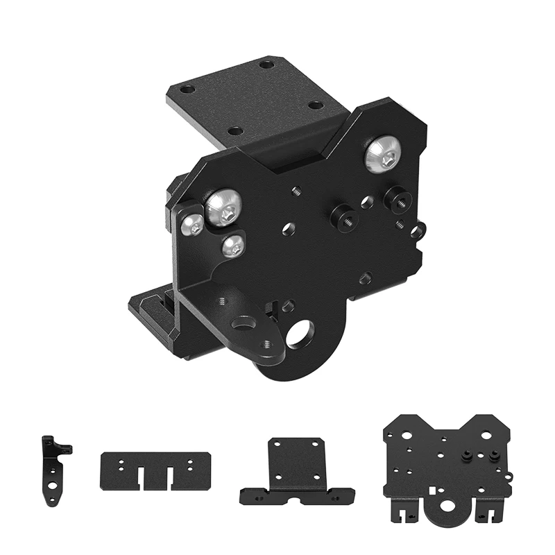 Peças de impressora 3d eixo x mk8/mk10 extrusora de trilhos lineares unidade direta ender3 kit atualização suporte backplane para ender 3/cr10 - Image 6
