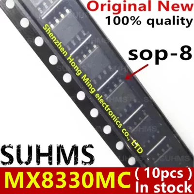 (10 peças) 100% novo mx8330mc sop-8 chipset