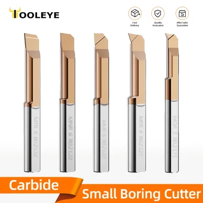 Tooleye mini cortador chato ferramenta chato pequeno buraco grooving usinagem de metal carboneto de tungstênio liga lâmina torneamento torno ferramentas