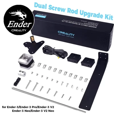 Creality Ender-3 V2 Kit de eixo Z duplo Parafuso de chumbo Haste de parafuso duplo com motor de passo para impressora 3D Ender 3 / Ender-3 Pro/Ender-3 V2