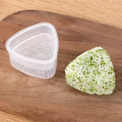 Acessórios de cozinha molde triangular de sushi máquina de sushi ferramenta onigiri bola de arroz bento molde