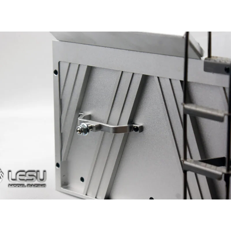 LESU 450MM Metal Cargo Bucket Container A RC Parts for 1/14 8X8 Hydraulic RC Dumper Truck Trailer Tamiyaya Remote Control Toys - Image 4