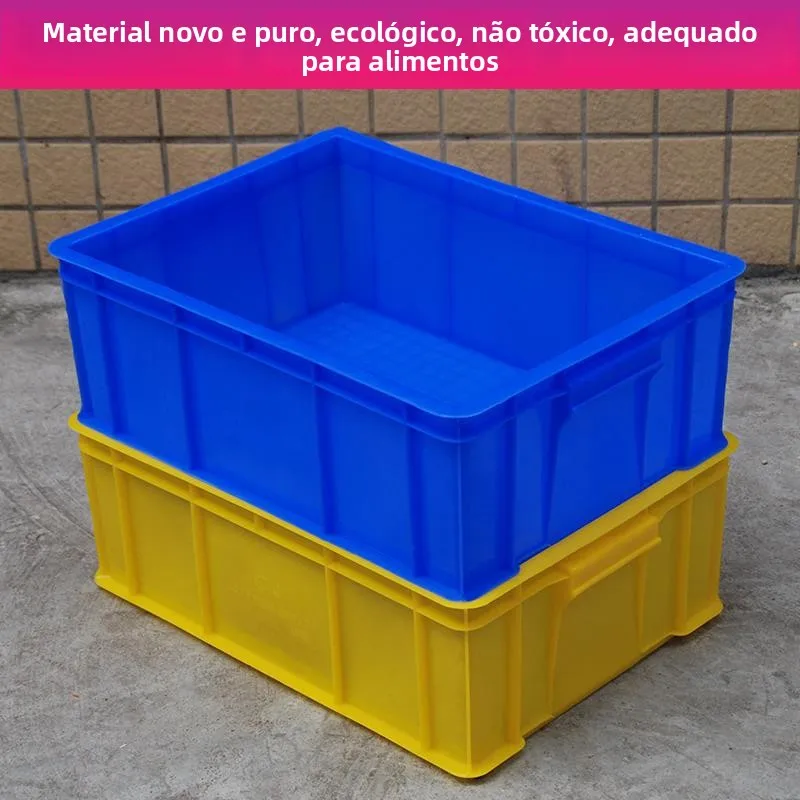 Caixa de Armazenamento de Plástico Reforçada para Ferramentas, Caixa Retangular Longa com Gaveta Rotativa, Organizador de Arm... - Image 4