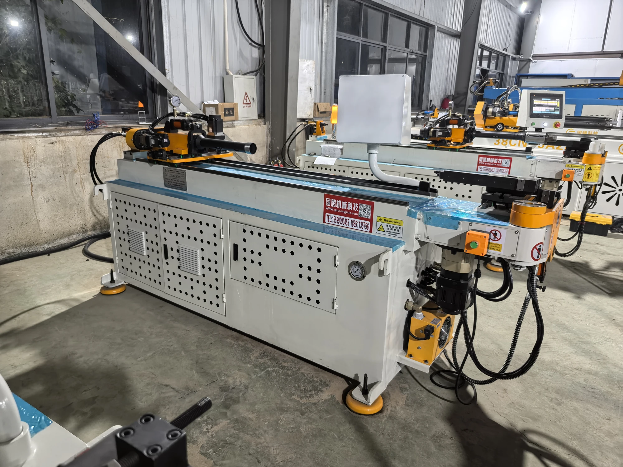 Motor de liga de aço inoxidável hidráulico 3D controle numérico automático máquina dobradeira de tubos de aço - Image 4