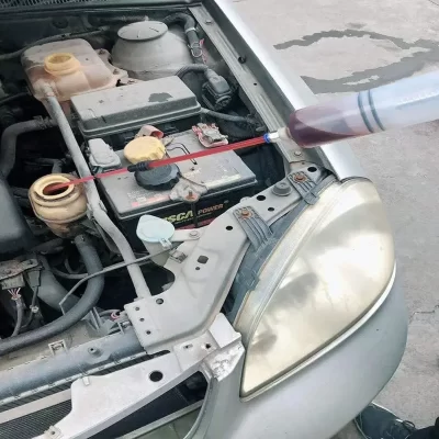 Extrator de fluido de óleo do carro bomba de seringa de fluido de freio bomba de seringa de mudança de óleo manual sucção vácuo transferência de combustível bomba manual