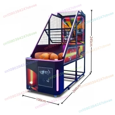 Videogame cidade pontuação grande máquina de basquete comum máquina de jogo de moedas equipamento de entretenimento arcade máquina de basquete