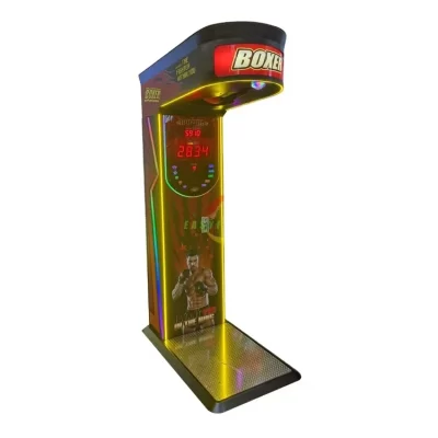 Máquina de jogo de batida de boxe personalizada Máquina de jogo de boxe arcada dinâmica eletrônica esportiva