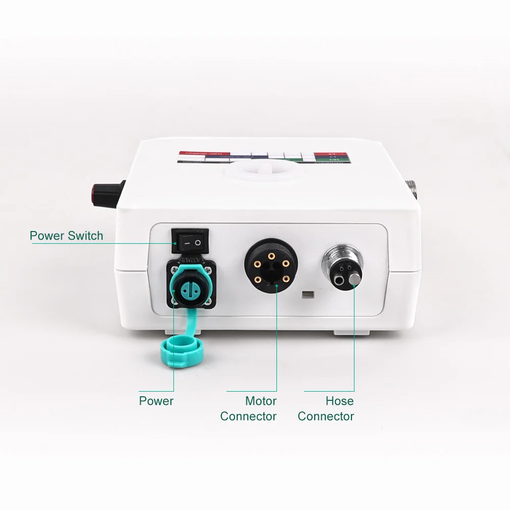 Micromotor elétrico multifuncional com tanque de água e alça de fibra óptica pulverização interna de água Ferramentas de laboratório do motor elétrico - Image 5