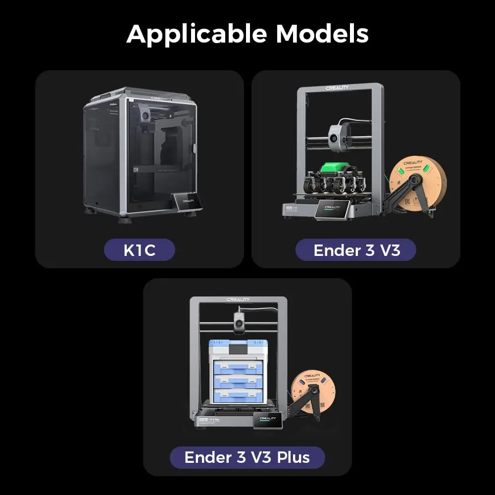 Creality k1c/k1 se impressora 3d "unicórnio" kit de bocal de troca rápida 4 peças de liga de aço endurecido para creality ender 3 v3/v3 plus - Image 2