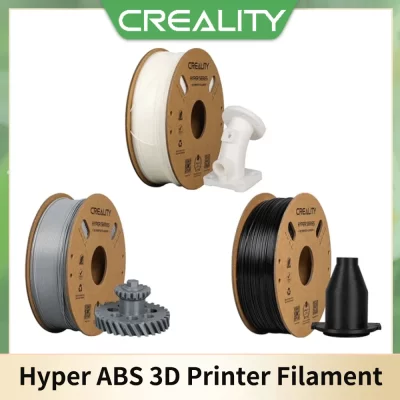 Filamento Creality Hyper ABS 1,75 mm para impressão de alta velocidade Impressão aberta conveniente, carretel de 1 kg (2,2 lbs) cabe na maioria das impressoras 3Dz