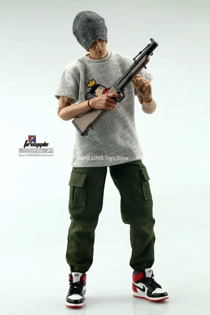 Arma de soldado modelo ak47 m16, rifle awp m4, arma de francotirador integrada, acessórios de cena imovíveis para corpo de figura de ação de 12 polegadas, 1/6 - Image 2