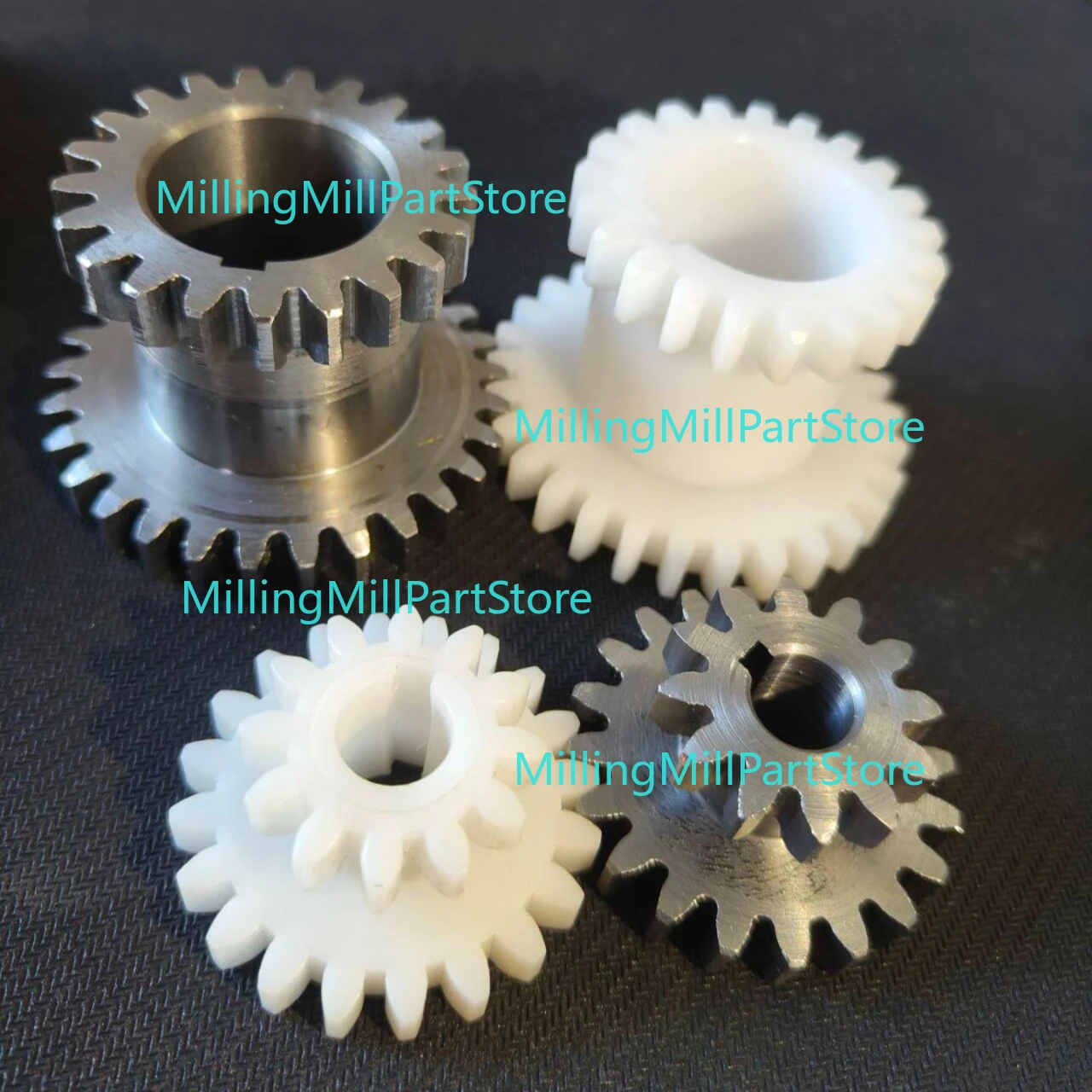 Conjunto de engrenagens de metal hi-low de 2 velocidades série cj0618 mini-torno máquina de corte de metal acessórios de torno de engrenagem dupla