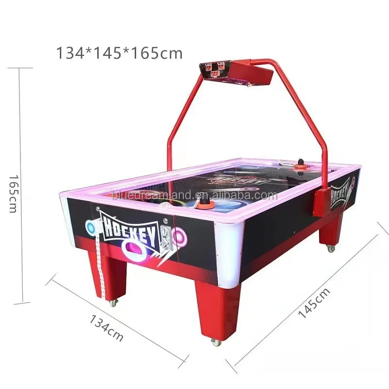 Arcade esportivo de mesa de hóquei no gelo com estrela curvada operada por moedas - Image 4