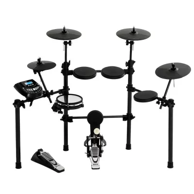 Conjunto de tambores elétricos para instrumentos musicais, kits de bateria eletrônica profissionais