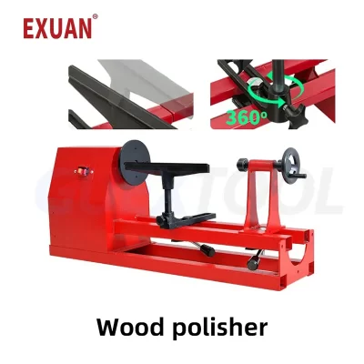 Bench Type Woodworking Lathe, Buddha Bead, Adequado para Carpintaria, Lixamento, Perfuração, Polimento de madeira, Tornos girando