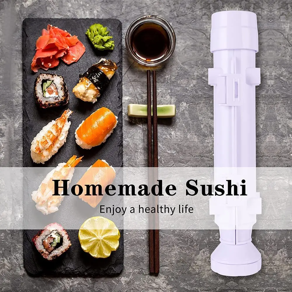 DIY Sushi Making Machine Sushi Maker Sushi Tool Quick Sushi Bazooka Japonês Rolled Rice Meat Mold Cozinha Bento Acessórios - Image 3