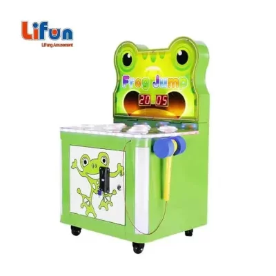 M02 crianças bilhete arcade diversão playground interior hit sapo com martelo bater uma toupeira crianças moeda operado máquina de jogo
