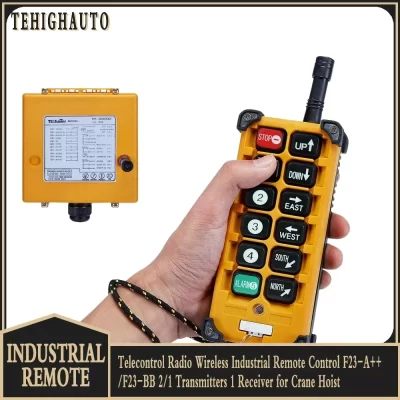 Industrial Remote Controller F23-A++/F23-BB 18-65V 65-440V 1/2 Transmitters 1 Receiver Electric Hoist Wireless Switches