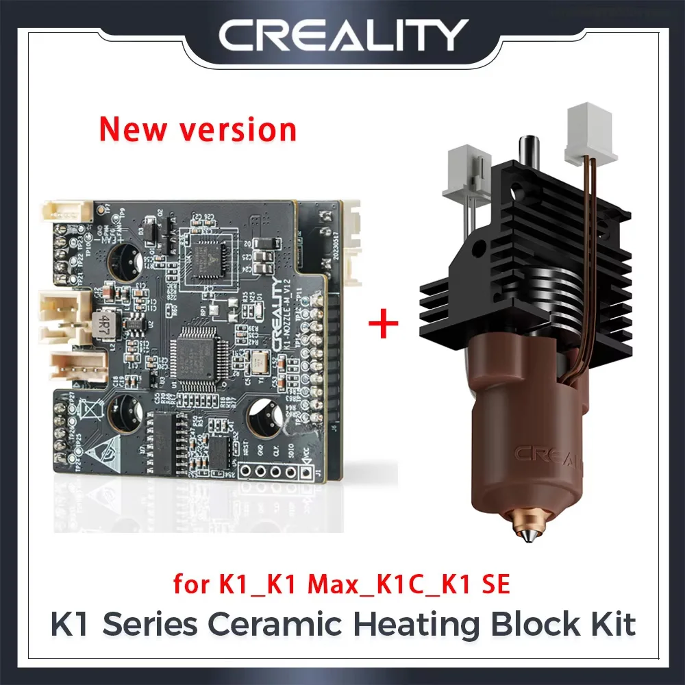 Creality PCBA_G_K1-MAX/K1_T9_GD32F303CBT6 NOZZLE-C-V13 Placa Adaptadora Nova Versão Conjunto Original Substituir Peças de Impressora 3D para K1