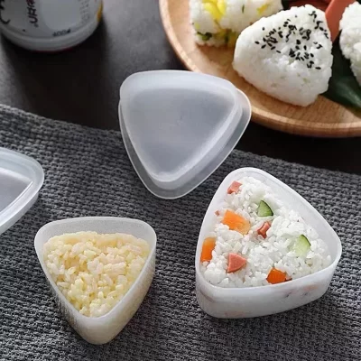 Acessórios de cozinha molde de sushi triângulo molde máquina de sushi molde ferramenta de sushi onigiri bola de arroz bento machinenori